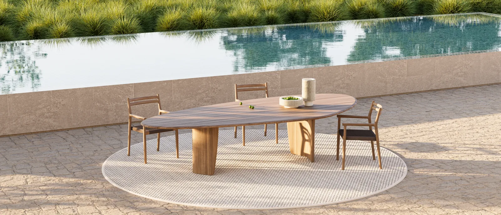 Betaco Sorrento loungeset in de tuin