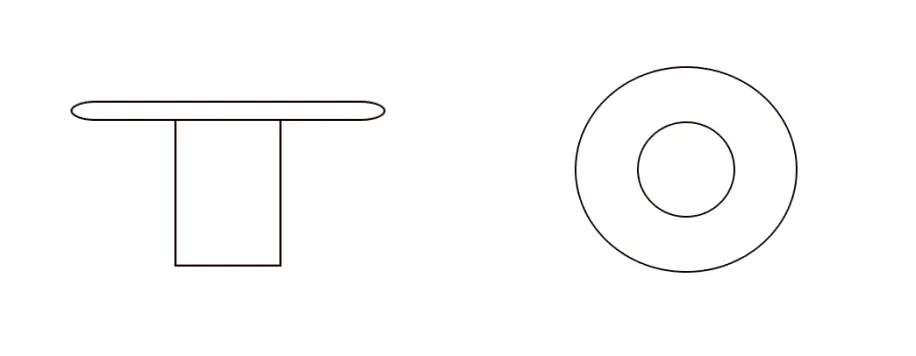 Mortex eettafel Loncin Leuven Zoutleeuw Hasselt. design meubelwinkel mortex tafel in Limburg en vlaams-Brabant vorm rond.webp