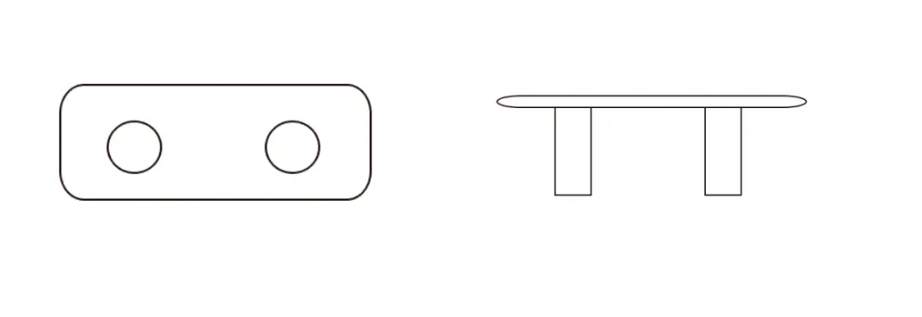 Mortex eettafel Loncin Leuven Zoutleeuw Hasselt. design meubelwinkel mortex tafel in Limburg en vlaams-Brabant rechthoek.webp