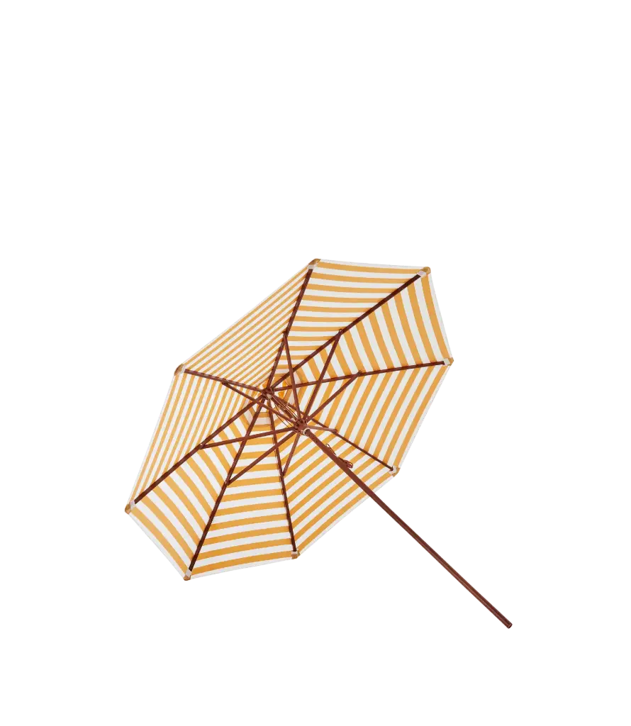 [9291] Parasol Messina 270 (Golden Yellow Stripe)