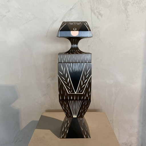 [1876] Wooden Doll Dog Large